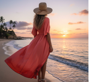  Beach Vacation: Fun & Flowy 