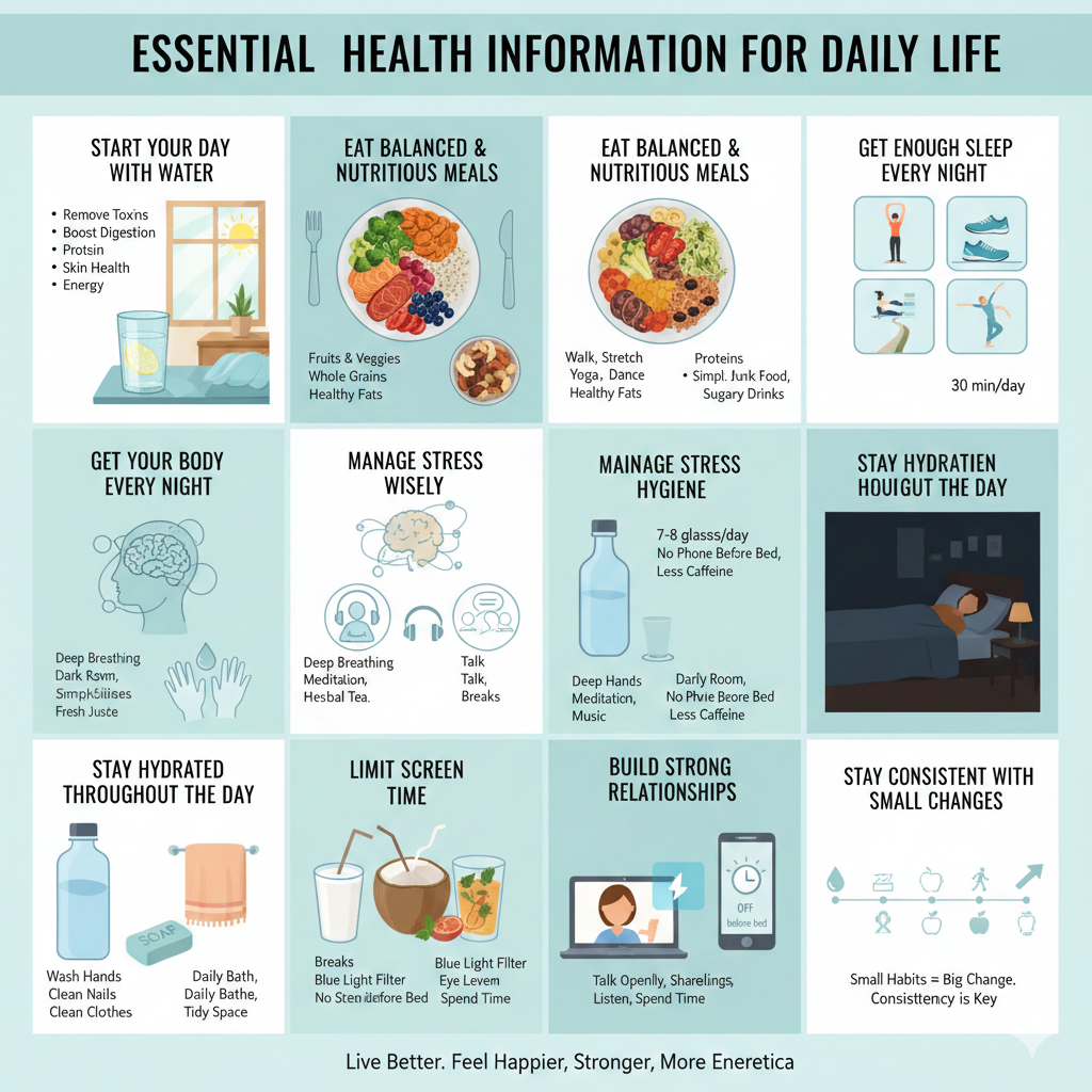 Essential Health Information for Daily Life: Simple Tips for Better Living